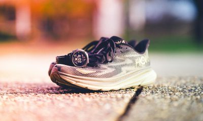 On vs Hoka trainers comparison, showcasing CloudTec and Meta-Rocker technologies